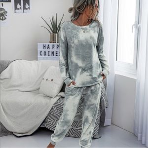 Tie Dye Longsleeve Loungewear Set